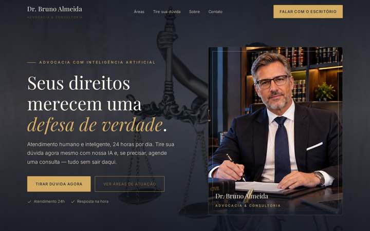 Tela da solução Ecossistema Jurídico